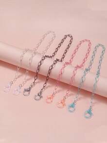 1 pieza Cordón versátil para mascarilla y gafas, diseño ligero y colorido con flores de margarita, cadena para sujetar la mascarilla - Flores - Ver 9