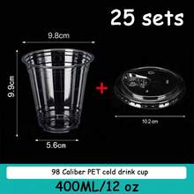 12/14/16/20/24oz Reusable Plastic Cups With Lids, Suitable For Iced Coffee, Milkshake, Cold Drinks, Perfect For Parties, Events, Restaurants, Multi-Purpose Cold & Hot Beverage Cups, Leakproof Smoothie, Juice, Iced Coffee, Slush Drinks Party Supplies - Multicolor - View 27