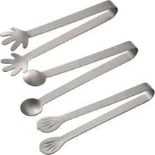 4/3/2/1 Piece(S) Stainless Steel Kitchen Tongs, Multi-Purpose Vegetable, Meat, Bread, Cooking, Barbecue Clips Suitable For Party, Buffet