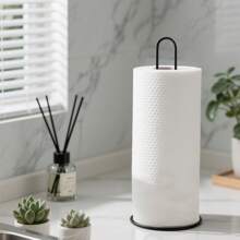 1/2pcs Metal Paper Towel Holder, Suitable For Kitchen Countertop, Bar, And Dining Table, Fits Standard And Jumbo Rolls