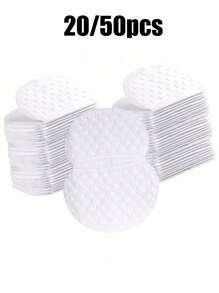 20/50pcs Sports Sweat Patch Ultra-Thin Breathable Invisible Sweat Pads, Unisex Disposable Underarm Pads, Comfortable Odorless Sweat Free Underarm Protection Sweat Pads, Anti Sweatshirt Stickers (4.72*3.54 Inches)