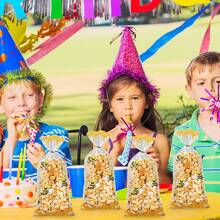 25 件/50 件蜜蜂主题礼品袋，配金色抽绳，儿童派对礼品袋，适用于迎婴派对、婚礼、周年纪念、蜜蜂主题派对、蜜蜂迎婴派对、迎婴派对礼品包装 - 黃色 - 查看 11