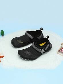 Kids Water Shoes, Boys Outdoor Sandals, Casual Summer Beach Shoes For Toddlers & Little Boys - Black - View 6