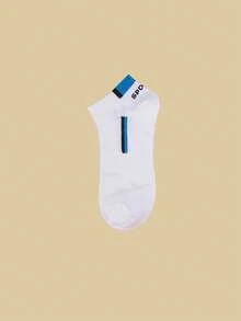 5双男士透气网眼吸汗棉质短袜成人船袜防臭春秋 - 彩色 - 查看 5