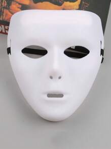 5pcs White Masquerade Ball Masks, Masquerade Masks, Costume Masks For Dancing, Hip-Hop, Unisex