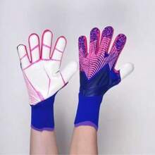 1 Pair Soccer Goalkeeper Gloves Football Training Protective Hand Gloves, Non-Slip And Durable