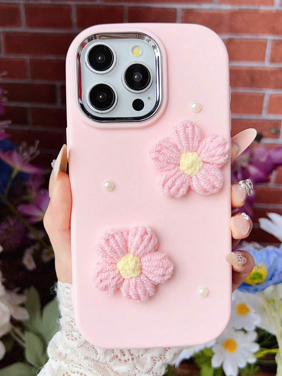 1个金属边框多巴胺设计可爱睡猫手机壳,兼容 16 Pro Max/Galaxy S23 FE/Redmi Note 14/Realme 11 5G/Infinix Smart 6,独特醒目,国际版,非国内版 - 粉色 - 查看 1
