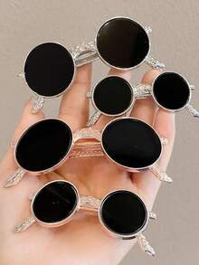 1个太阳镜装饰发夹，趣味独特风格发夹爪夹发卡，发夹，发卡，学生用品，发饰，头部饰品，女士发饰