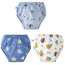 5 件儿童训练裤 - 可洗布尿布，柔软面料，松紧腰带，适用于婴儿如厕训练和青少年卫生，如厕训练裤 | 简单设计尿布 | 实用青少年服装 - 完美的婴儿节日礼物