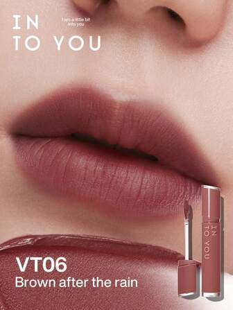  INTO YOU Labial Mate de Terciopelo VT06 Marrón After The Rian