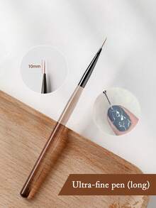 9pcs Nail Art Brush Set Japanese Professional Painting Line Pen Smudge Painting Flower Gradient Sweeping Light Therapy Pen Special Tool