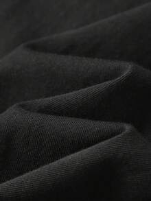 Black Solid T-Shirt NO LLORES VATO DON'T CRY Graphic Print for Casual Daily Wear, 100% Cotton Unisex Style, Perfect Gift Idea, New Summer 2025 Collection, Ideal for Streetwear and Everyday Outfits - Negro - Ver 5