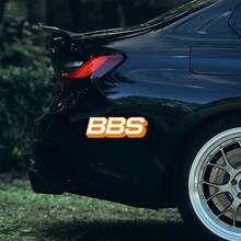 BBS Sponsor Car Body Rear Glass Side Window Wheel Rim Sticker Decal For Glass Motorcycle Racing Helmets Rim Logo Waterproof Sunproof No Residue Car Sticker - Multicolor - View 3