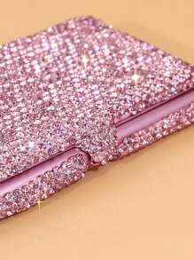 1PC Stylish Glass Glitter Business Card Protector, ID Card Holder, And Badge Clip For Lightweight Portability. Perfect For White Collar Workers, Anniversary Celebrations, And Birthday Gifts. Also Serves As A Wallet, Business Card Holder, Credit Card Holder, And Teacher's Lanyard With ID Holder. Suitable For Both Women And Men.