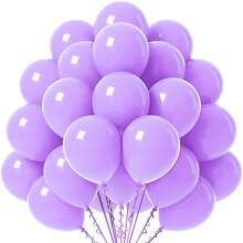 108pcs Colorful Purple, Pink Balloon Flower Wreath Lavender, Lilac Balloons, Different Sizes, Suitable For Baby Shower, Butterfly, Birthday, Wedding, Anniversary Party Decoration
