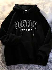 BOSTON EST 1997 Sweatshirt Jacket  Blouse - màu đen - Xem 1