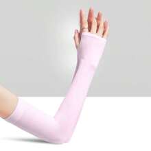 Arm Covers, Cool, UV Protection, 99% Rate, Ice Silk, Women's, UV Protection, Men's, Sweat Absorbent, Quick Drying, Sleeve Covers, Cool, Cover, Fit, Cool To The Touch, Elastic, Breathable, Free Size