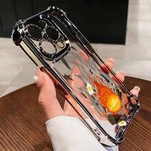 Funda de Teléfono Móvil Anime Cute Flame Nueva para iPhone 16 15 14 13 12 11 Pro Max X XR XSMAX 8 17 Plus, Cubierta Trasera Transparente Suave Antigolpes - Mezcla de colores - Ver 5
