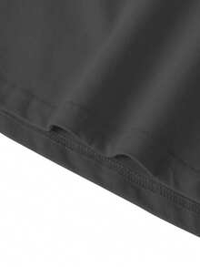 200g Pure Cotton T-Shirt 2025 Summer Ladies New Short Sleeve Pure Cotton Holiday Pattern Short Sleeve Round Neck Couple Wear Small Shirt Tops - 深灰 - 查看 4