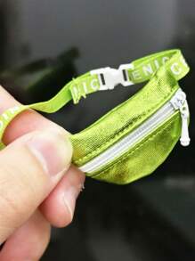 1pc Cross-Body Bag For 10-20cm Dolls - Suitable For Labubu Dolls, Fashion Doll Backpack, Delicate & Soft, Mini Zipper Doll Purse Accessories For BJD Dolls, Dollhouse Decor, Photography Props, Fashionable Doll Clothes & Makeup Party Gift