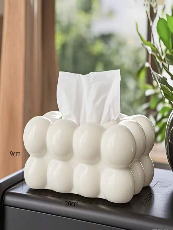 Porta Lenço Guardanapo Caixa Moderno Retangular Casa Decoração 19.5 cm