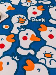 1pc Soft & Comfortable Bedsheet, Skin-Friendly Mattress Protector, Gift For Valentine's Day, Cartoon Love Geometric Pattern Bedsheet Set, Heart-Shaped Design Bedding Set, Home Decor, Fits Twin/Full/Queen/King Size Bed, Washable