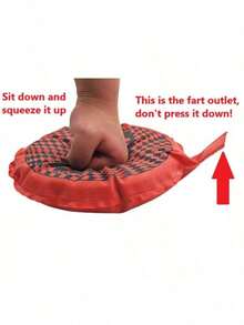 1 Piece Prank Farting Mat Toy, Unique Noise Emitted By Sponge Rubber Cushion, Humorous Party Gag Gift,Original Prank Rubber Whoopie Cushions | Classic Woopie Cushion, Fart Bag, Party Accessory,Perfect Halloween And Christmas Gift For ,Friendly Novelty Trick Toy For Party, Random Color Selection - Multicolor - View 4