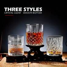 6 Stücke hochwertige Whiskeygläser, 7oz, Gläser für Old Fashioned Cocktails, Vintage Gläserset, Tumbler Gläser, Gläser für eisgekühlte Getränke, geeignet für Bourbon Whiskey, Scotch Whisky, Spirituosen, Wodka, Cocktails, passend für Familien, Bars, Partys, einzigartiges Geschenk für Männer