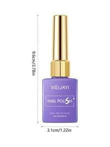 XEIJAYI 1 pieza Esmalte de uñas en gel morado de 15ml, para secado con lámpara LED/UV, esmalte de uñas en gel neutro para arte de uñas, de larga duración y secado rápido, para hacer arte de uñas en casa o en salón