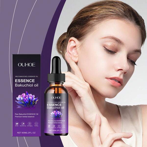 1box 1pc (60ml) Facial Care Essential Oil, Gently Tightens, Brightens And Hydrates Skin, Nourishing And Softening, Fades Fine Lines