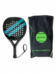 2025 IANONI Padel Rakieta Tenisowa Tenisowa Włókno Węglowe Miękka EVA Twarz Rakieta Tenisowa Rakieta Z Torbą Na Padel, Idealna Na Święto Dziękczynienia, Boże Narodzenie, Halloween I Obchody Nowego Roku