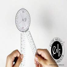 EMI EGM-427TM 12", 8", And Tape Measure Goniometer Set - 3 Pieces