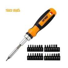 29pcs/Set Screwdriver Bit Set, Including Flat, Square, Hex, Star, Adjustable Multihead Drivers, Precision Repair Tools Kit For Phone, Laptop, Reliable Metal Construction - Portable Multifunctional Repair Tool Set