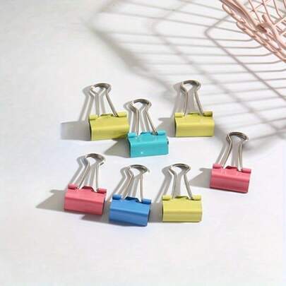 Colored Binder Clip, Clip Ticket Test Paper Information Folder, Office Paper Clip