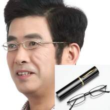 Óculos De Leitura Portátil Com Perto Descanso + Estojo Estilo Caneta - Cinza - Visão 7