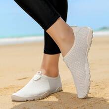 全新水上运动鞋，防滑游泳、徒步旅行、远足、沙滩、潜水、健身鞋 - 米色 - 查看 8