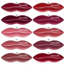 CmaaDu 1pcs Matte Lipstick, Lip Shape Design Lip Gloss, Long-Lasting, Easy To Apply, Waterproof, Sweat-Proof, Non-Stick, Suitable For Both Daily And Holiday Makeup, Perfect Gift