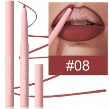 DUNUF 1 Pcs Skin-Friendly Long-Lasting Lip Liner Waterproof, Sweat Resistant, Easy To Color, Fast To Fade, Easy To Carry Rich Colors, Choose A Variety Of Beautiful Packaging Makeup Gifts, Lipstick, Matte, Non-Sticky, Transfer-Proof, Y2K Makeup, Easy To Color, Beginner-Friendly, Non-Stick To Cup, Plumping, Dusty Rose, Deep Red, Nude, Suitable For Stage Makeup, Daily Makeup, Festival Makeup, Universal Makeup, Christmas, Valentine's Day And Halloween Gifts - 彩色 - 查看 21