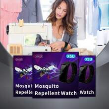 Reloj electrónico repelente de mosquitos, dispositivo anti-mosquitos de verano, reloj para hombre y mujer, dispositivo anti-mosquitos para el hogar, reloj anti-mosquitos para exteriores, pulsera anti-mosquitos para la naturaleza, pulsera repelente de mosquitos, pulsera para hombre, pulsera repelente de insectos, pulsera anti-mosquitos, dispositivo electrónico repelente de mosquitos