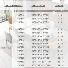 Rectangle Tablecloth 54x108 Inch Tablecloth Stain And Wrinkle Resistant Washable Polyester Table Cloth, Decorative Fabric Table Cover For Dining Table, Buffet Parties And Camping Black - Black and White - View 9