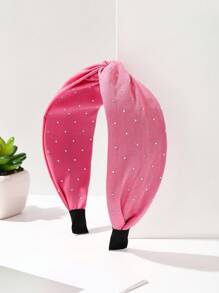 Material textil casual din poliester (poliester), culoare solidă, bandă de păr, diademă, cerc de păr