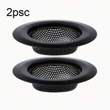 1 件不锈钢厨房水槽过滤器，不锈钢水槽排水过滤器，洗碗盆排水网，黑色 - 黑色 - 查看 7