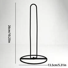 1/2pcs Metal Paper Towel Holder, Suitable For Kitchen Countertop, Bar, And Dining Table, Fits Standard And Jumbo Rolls