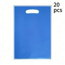 20 Sacolas de Presente de Cor Sólida, Sacolas Plásticas Portáteis Reutilizáveis, Sacolas de Pérolas, Sacolas de Joias, Sacolas de Roupas, Sacolas para Embalagens de Cosméticos, Sacolas de Compras, Sacolas de Varejo, Pequenas Empresas, Sacolas de Presente para Festas, Sacolas de Artesanato, Casamentos, Aniversários, Eventos para Presentes