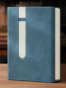 1 Stück A5 Notizbuch mit Stifthalter Design für einfaches Tragen, personalisiert mit Laser-gravierten Wunschtext, exquisites Büro Notizbuch, geeignet für Schule und Büro, das ideale Abschlussgeschenk