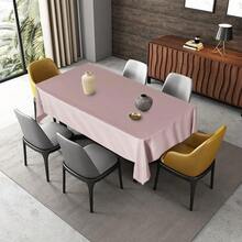 Rectangle Tablecloth 54x78 Inch Tablecloth Stain And Wrinkle Resistant Washable Polyester Table Cloth, Decorative Fabric Table Cover For Dining Table, Buffet Parties And Camping Blush - Multicolor - View 8