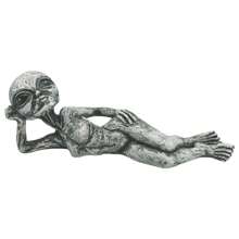 1pc Alien Resin Ornaments, Alien Ufo Outdoor Dwarf Garden Statue Ornaments Decoration, Outdoor Holiday Decor, Summer Theme Supplies, Home Garden Decoration, Yard Decoration, Yard Supplies