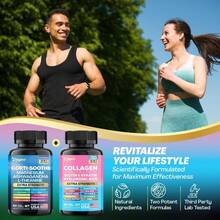 Shining Serenity Collagen & Cortisol Management Duo - Skin Radiance & Stress Relief System - 90粒和60粒膠囊(1個月用量) - 查看 3