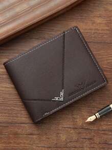 1-3pcs "Luxury Business PU Short Wallet" - Large Capacity Multi-Card Slots + Coin Pouch, Men's Portable Card Case + Photo Window, Ultra Thin Bi-Fold Design, Credit Card/ID Card Layered Storage, "Father's Day Gift Choice", Fashion Matte Finish Soft Wallet, Ideal Gift For Men's Birthday Or Partner, Fashionable Style For Young Men And Women