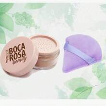 Pink Mouth Face Powder + 1 Makeup Sponge For Application(Random Color) Hot - Mármore 1+1 ESPONJA - View 2